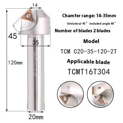 6039 Machining center 15 20 25 30 35 40 45 50 55 60 65 70 75 degree chamfering toolholder TCMT Shandong Denso Pricision Tools Co.,Ltd.